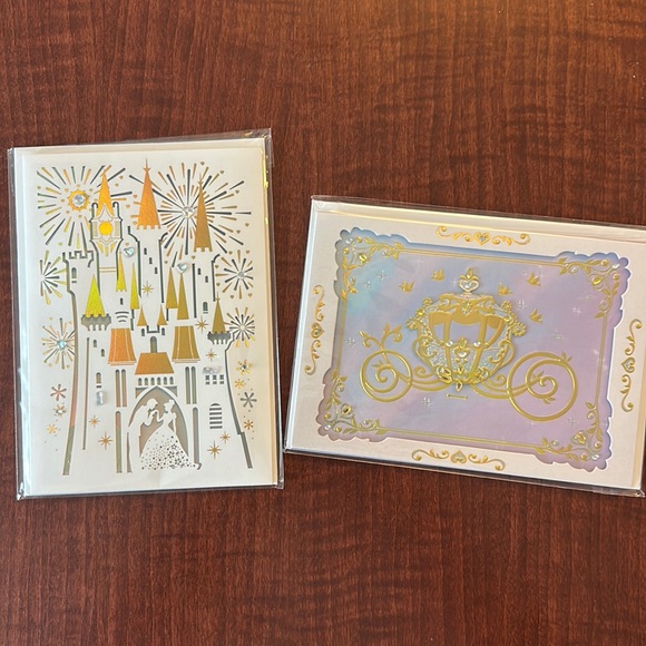 Papyrus Disney’s Cinderella’s Castle & Cinderella’s Carriage Wedding Cards - Picture 2 of 6